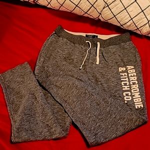 Abercrombie and Fitch Sweats/Joggers Size M Gray